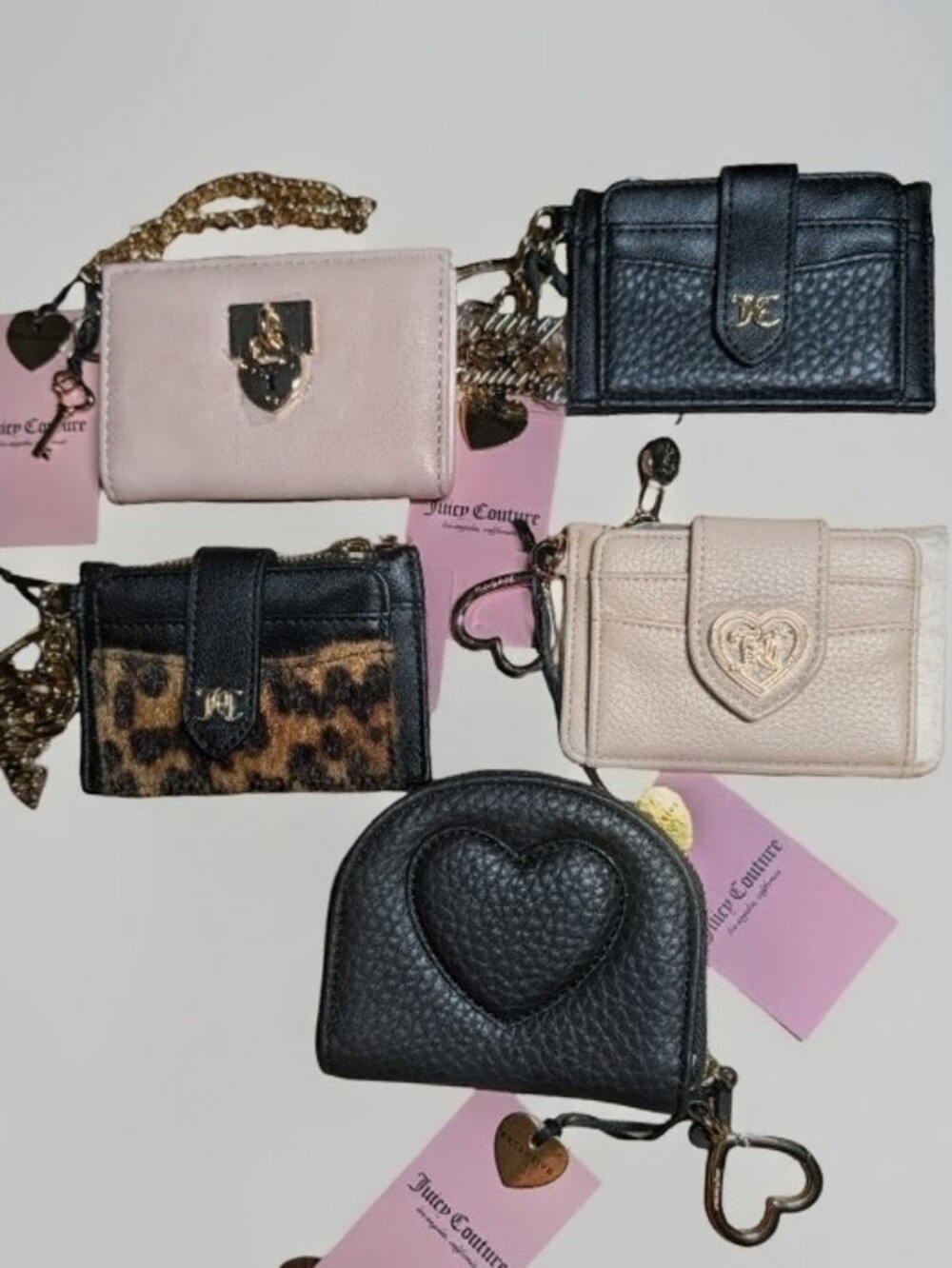 Juicy Couture Wallet; 5pc Lot of Juicy Exclusives